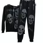 survetement philipp plein homme pas cher zipper skull